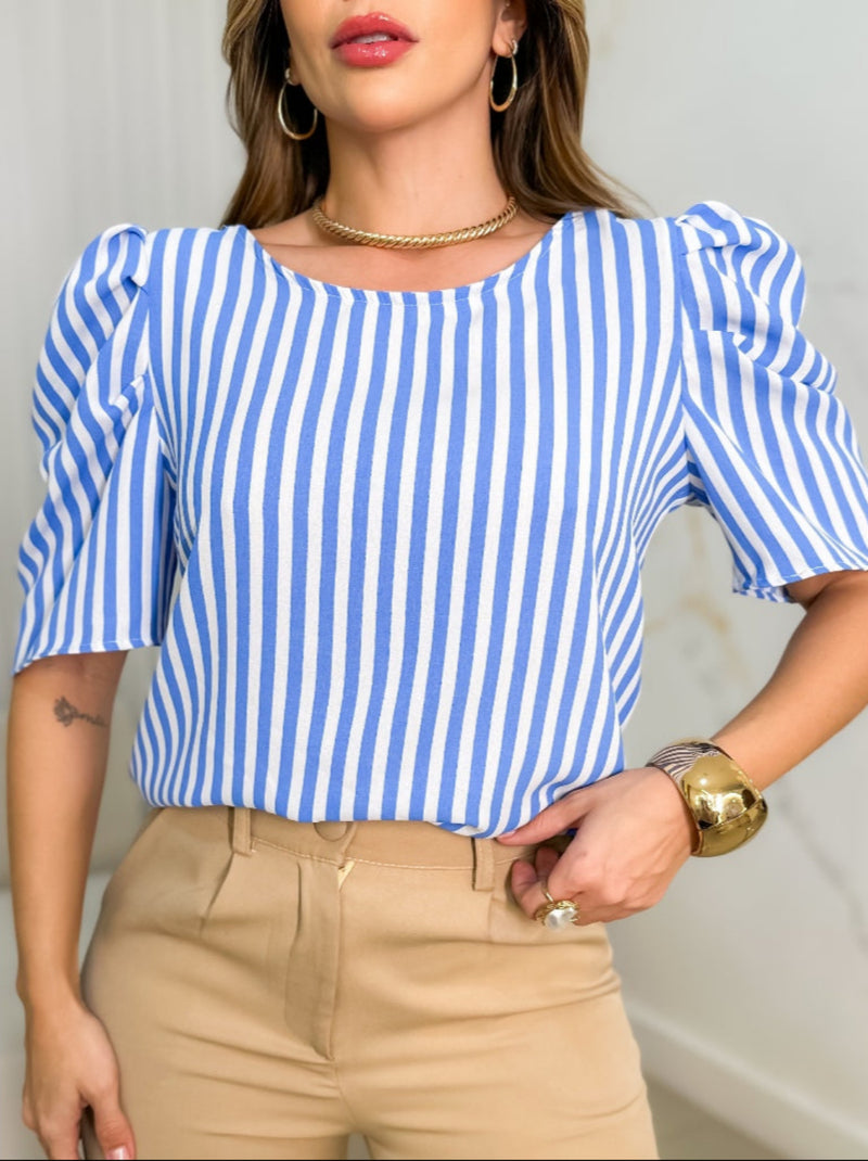 Blusas Femininas Zara, Blusa listrada Renner, Blusa Listrada feminina Zara, blusa listrada feminina renner, blusa listrada feminina hering, blusa listrada feminina azul e branca, blusa listrada feminina, blusa listrada colorida feminina, Blusa Feminina Zara, Blusa Feminina Renner, Blusa Feminina pronta entrega, Blusa Feminina Manga Curta Bufante Duna Listrada, Blusa feminina