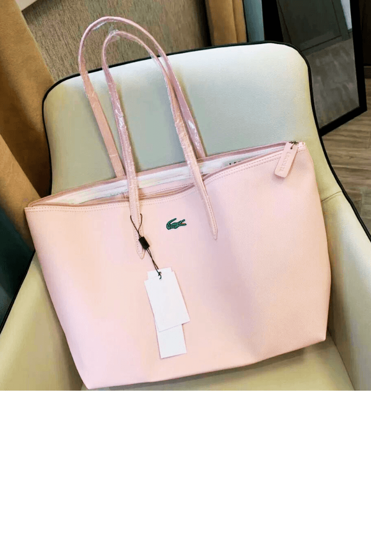 Bolsa Tote Lacoste L.12.12 Com Zíper - bossabella