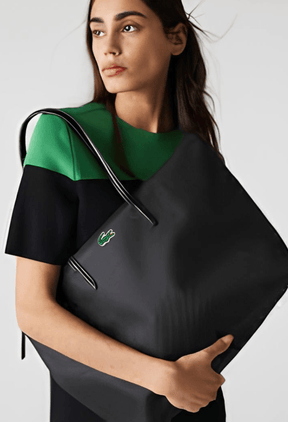 Bolsa Tote Lacoste L.12.12 Com Zíper - bossabella, Bolsa Tote Lacoste L.12.12 Com Zíper, Bolsa Tote L.12.12, bolsa lacoste original, Bolsa Lacoste feminina original, bolsa lacoste feminina couro, bolsa lacoste feminina, bolsa lacoste couro, Bolsa Lacoste