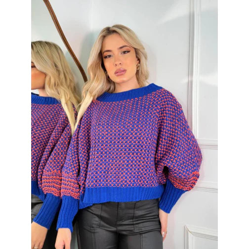 Blusa de Tricô Inverno Feminina com Manga Bufante
