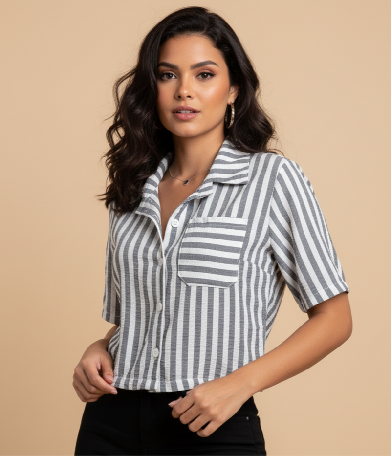 Camisa Feminina Linho Listrada Manga Curta, Blusas Femininas Zara, Blusa listrada Renner, Blusa Listrada feminina Zara, blusa listrada feminina renner, blusa listrada feminina hering, blusa listrada feminina, blusa listrada colorida feminina, Blusa Feminina Zara, Blusa Feminina Renner, Blusa Feminina elegante verão, Blusa feminina  camisas femininas zara, camisa zara feminina, camisa renner feminina, Camisa linho feminina Zara, camisa linho listrada