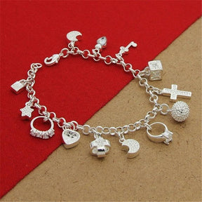  Pulseira Feminina de Prata 925 Vários Pingente, pulseira prata feminina delicada, pulseira prata 925 para berloques, pulseira prata 925, Pulseira Feminina de Prata 925 Vários Pingente, pulseira de prata feminina com berloques, pulseira de prata 925 valor, pulseira de berloques, Black Friday, Black Friday 2023, Esquenta, Black Friday, Colar feminino Vivara, Colar Vivara Life, Colar Vivara, Pulseira Vivara, Brinco Vivara, Anel Life Vivara, Bracelete Prata Vivara, Vivara Life