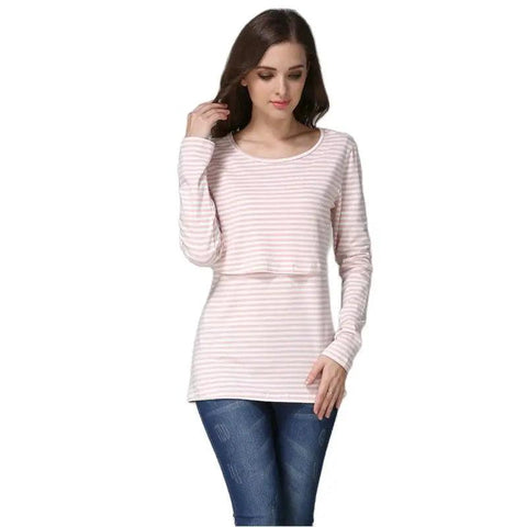 Roupas para gestantes, Roupas de maternidade de algodão, Roupas confortáveis ​​para gestantes, Roupa prática para gestantes, Roupa maternidade, Moda maternidade, Moda Gestante Versátil, Moda gestante elegante, Moda casual para gestantes, Maternidade, Gestante pronta entrega, Estilo confortável para gestantes, Blusas de Amamentação, Blusa para amamentar renner, Blusa gestante, blusa de manga longa com abertura, Blusa amamentação inverno, Conforto para mães, Abertura para amamentação