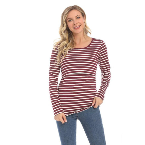 Roupas para gestantes, Roupas de maternidade de algodão, Roupas confortáveis ​​para gestantes, Roupa prática para gestantes, Roupa maternidade, Moda maternidade, Moda Gestante Versátil, Moda gestante elegante, Moda casual para gestantes, Maternidade, Gestante pronta entrega, Estilo confortável para gestantes, Blusas de Amamentação, Blusa para amamentar renner, Blusa gestante, blusa de manga longa com abertura, Blusa amamentação inverno, Conforto para mães, Abertura para amamentação