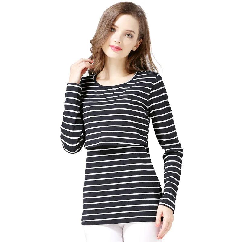 Roupas para gestantes, Roupas de maternidade de algodão, Roupas confortáveis ​​para gestantes, Roupa prática para gestantes, Roupa maternidade, Moda maternidade, Moda Gestante Versátil, Moda gestante elegante, Moda casual para gestantes, Maternidade, Gestante pronta entrega, Estilo confortável para gestantes, Blusas de Amamentação, Blusa para amamentar renner, Blusa gestante, blusa de manga longa com abertura, Blusa amamentação inverno, Conforto para mães, Abertura para amamentação