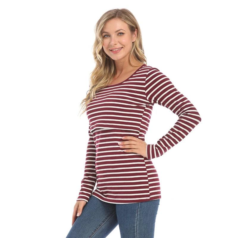 Roupas para gestantes, Roupas de maternidade de algodão, Roupas confortáveis ​​para gestantes, Roupa prática para gestantes, Roupa maternidade, Moda maternidade, Moda Gestante Versátil, Moda gestante elegante, Moda casual para gestantes, Maternidade, Gestante pronta entrega, Estilo confortável para gestantes, Blusas de Amamentação, Blusa para amamentar renner, Blusa gestante, blusa de manga longa com abertura, Blusa amamentação inverno, Conforto para mães, Abertura para amamentação