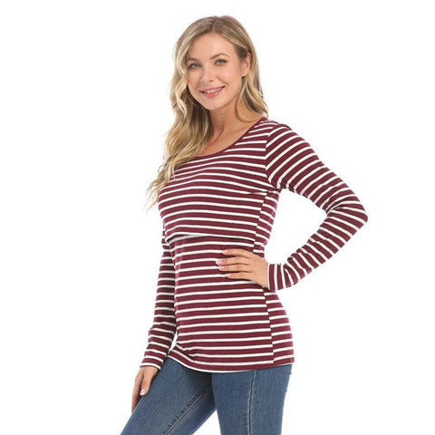 Roupas para gestantes, Roupas de maternidade de algodão, Roupas confortáveis ​​para gestantes, Roupa prática para gestantes, Roupa maternidade, Moda maternidade, Moda Gestante Versátil, Moda gestante elegante, Moda casual para gestantes, Maternidade, Gestante pronta entrega, Estilo confortável para gestantes, Blusas de Amamentação, Blusa para amamentar renner, Blusa gestante, blusa de manga longa com abertura, Blusa amamentação inverno, Conforto para mães, Abertura para amamentação
