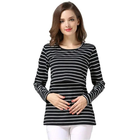 Roupas para gestantes, Roupas de maternidade de algodão, Roupas confortáveis ​​para gestantes, Roupa prática para gestantes, Roupa maternidade, Moda maternidade, Moda Gestante Versátil, Moda gestante elegante, Moda casual para gestantes, Maternidade, Gestante pronta entrega, Estilo confortável para gestantes, Blusas de Amamentação, Blusa para amamentar renner, Blusa gestante, blusa de manga longa com abertura, Blusa amamentação inverno, Conforto para mães, Abertura para amamentação