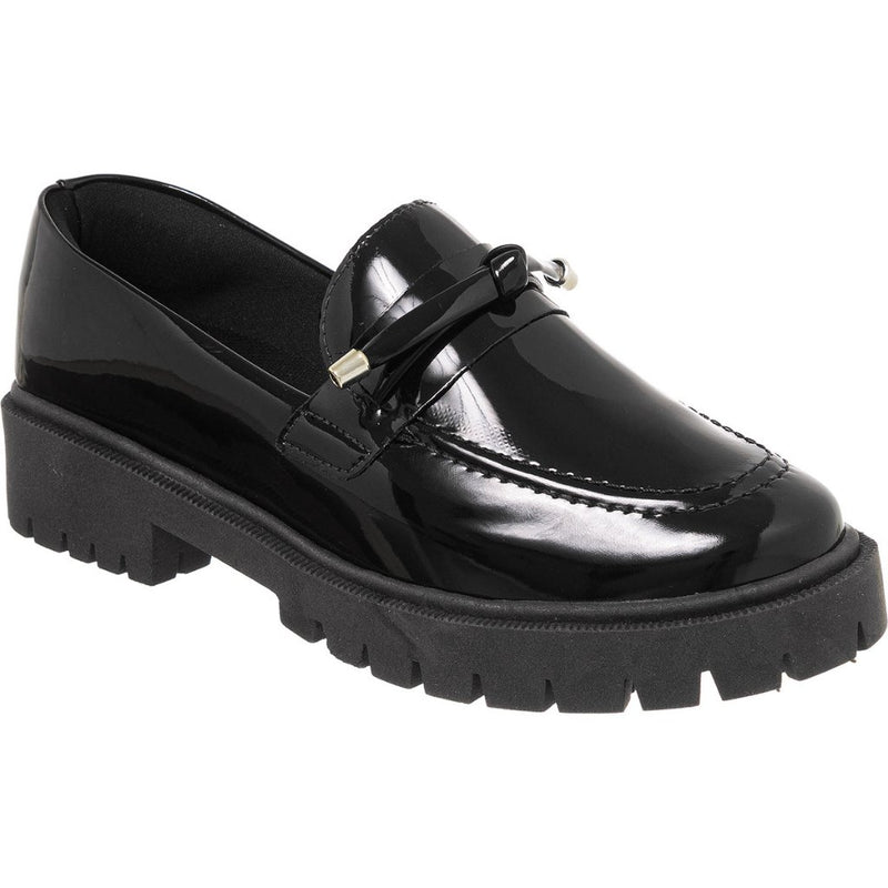 Sapato Mocassim Verniz Feminino Sola Tratorada
