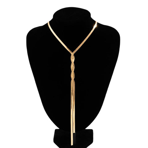 Colar Alongado Sedução-Luxo e Elegância - bossabella
