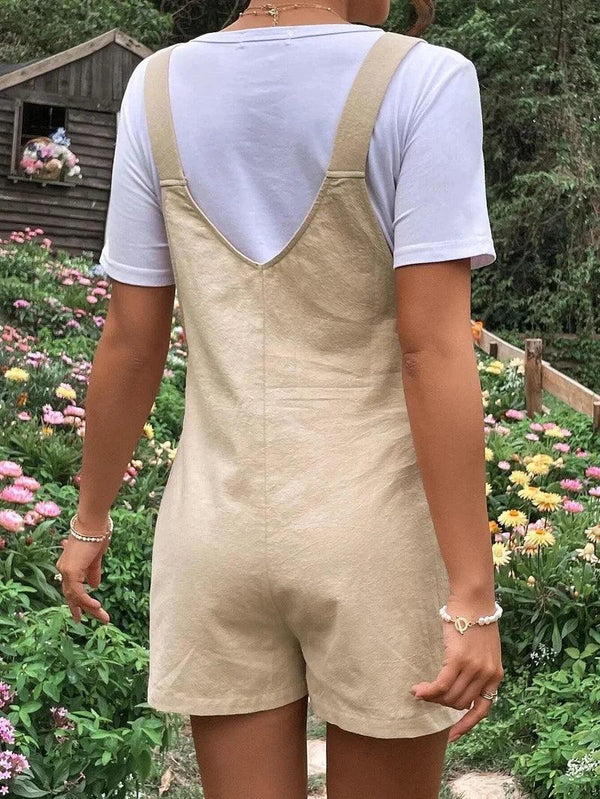 Jardineira Gestante Algodão Confortável e Elegante para Mamães