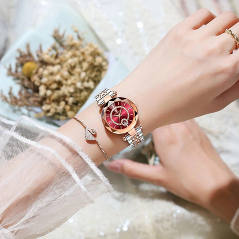 Relógio Feminino Luxo Golden Anti queda a prova D'água, Relógio feminino de quartzo analógico, relógio feminino de marca famosa, Relógio feminino de luxo, Relógio Feminino, Relógio de Luxo Feminino, relogios, Qual é o relógio feminino que está na moda? ,mais vendidos