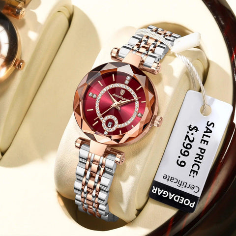 Relógio Feminino Luxo Golden Anti queda a prova D'água, Relógio feminino de quartzo analógico, relógio feminino de marca famosa, Relógio feminino de luxo, Relógio Feminino, Relógio de Luxo Feminino, relogios, Qual é o relógio feminino que está na moda? ,mais vendidos