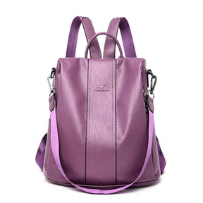 Mochila de Couro Feminina Anti-Furto, mochila antifurto de couro, feminina suelen. mochila antifurto impermeavel feminina, mochila antifurto feminina, mochila antifurto feminina preta, mochila antifurto couro, bolsa antifurto feminina pequena, mochila antifurto feminina amazon, mochila antifurto feminina grande