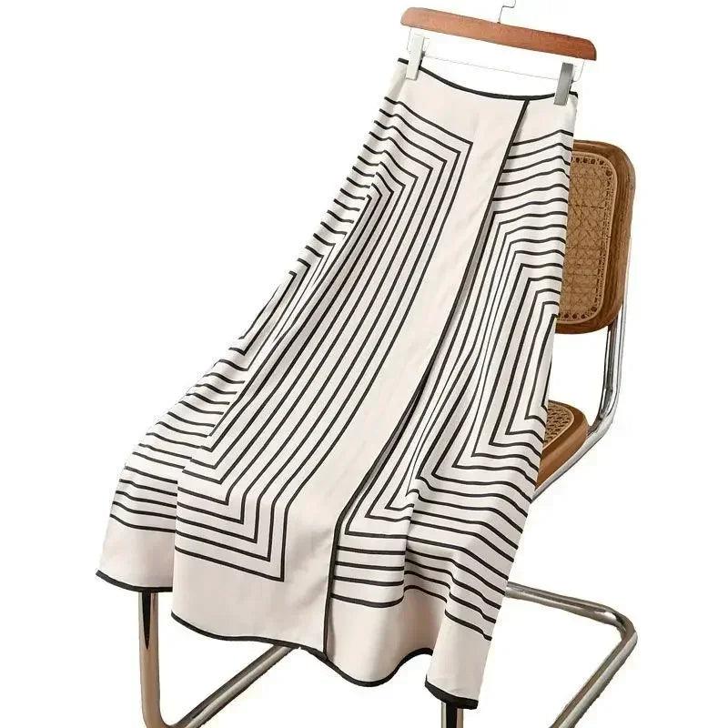  saias, Saia Zara, Saia Renner, Saia Midi Listrada de Cintura Alta, saia midi estampada, Saia Longa Renner, saia longa com fenda na frente, Saia Longa Zara, saia listrada longa, Saia de tecido leve, Saia, roupas femininas zara, Roupas Femininas, Conjunto saia longa, Conjunto cropped + saia longa Farm