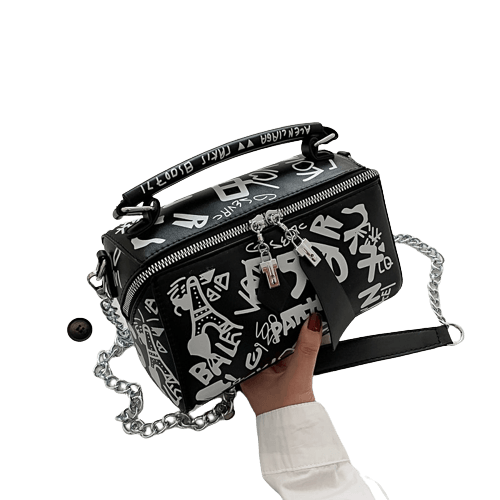 Bolsa de Ombro Graffiti Luxury Design Tokyo - bossabella