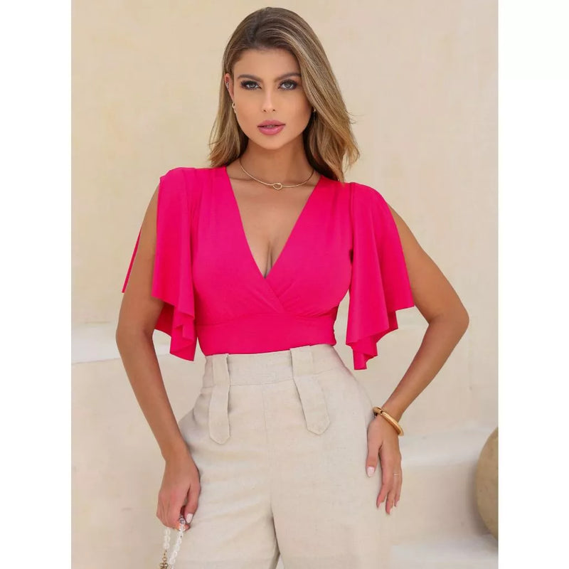 roupas femininas zara, Roupas Femininas, Roupas de Verão, roupas, escassez, Camisas e Blusas Femininas, Camisas e Blusas, body nude, Body malha decote V profundo manga fluida, Body Feminino Zara, body feminino para festa, Body Feminino Manga Curta, body Feminino, body farm, body C&A, Blusas Femininas Zara, blusas com decotes diferentes, blusas com decote v