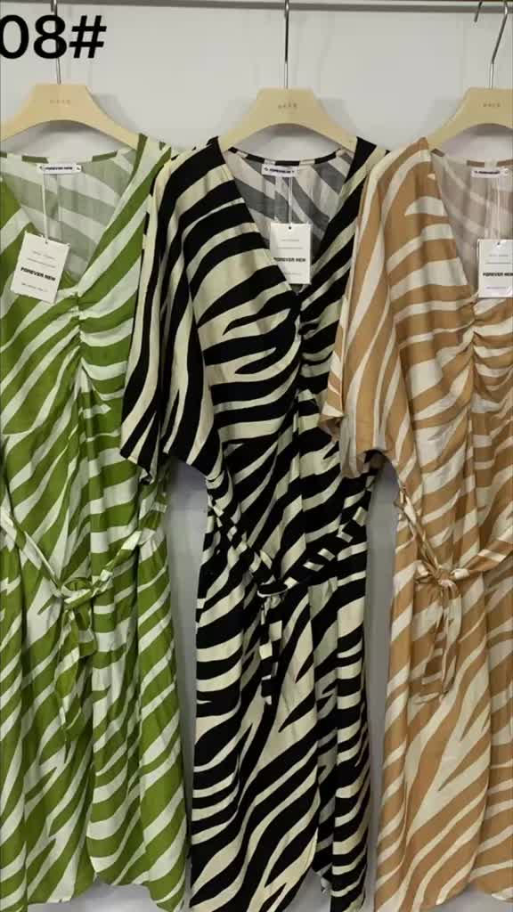 Vestido Longo Amimal Print Elegante