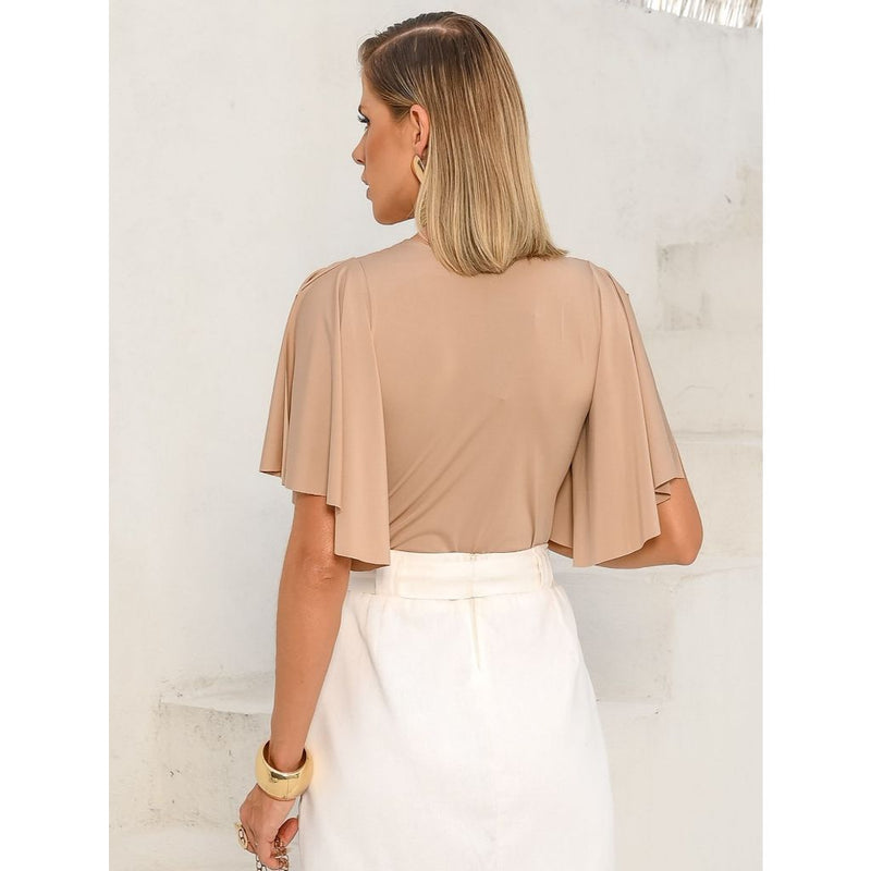 roupas femininas zara, Roupas Femininas, Roupas de Verão, roupas, escassez, Camisas e Blusas Femininas, Camisas e Blusas, body nude, Body malha decote V profundo manga fluida, Body Feminino Zara, body feminino para festa, Body Feminino Manga Curta, body Feminino, body farm, body C&A, Blusas Femininas Zara, blusas com decotes diferentes, blusas com decote v