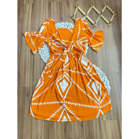 Vestido Plus Size Feminino Curta Estampado Tamanho G1G2
