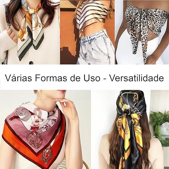 Lenço Echarpe Feminino Elegante