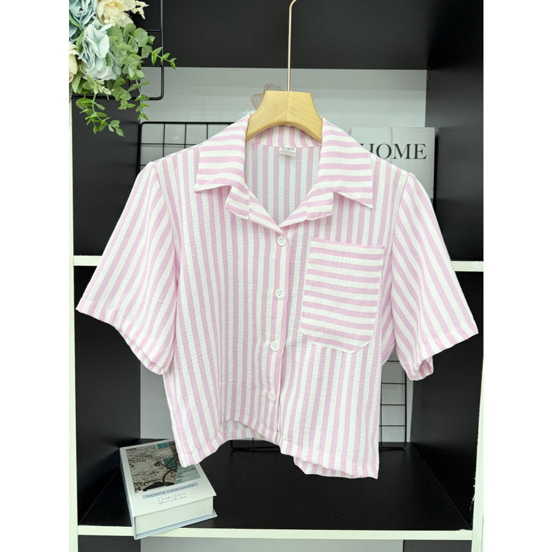 Camisa Feminina Linho Listrada Manga Curta, Blusas Femininas Zara, Blusa listrada Renner, Blusa Listrada feminina Zara, blusa listrada feminina renner, blusa listrada feminina hering, blusa listrada feminina, blusa listrada colorida feminina, Blusa Feminina Zara, Blusa Feminina Renner, Blusa Feminina elegante verão, Blusa feminina  camisas femininas zara, camisa zara feminina, camisa renner feminina, Camisa linho feminina Zara, camisa linho listrada