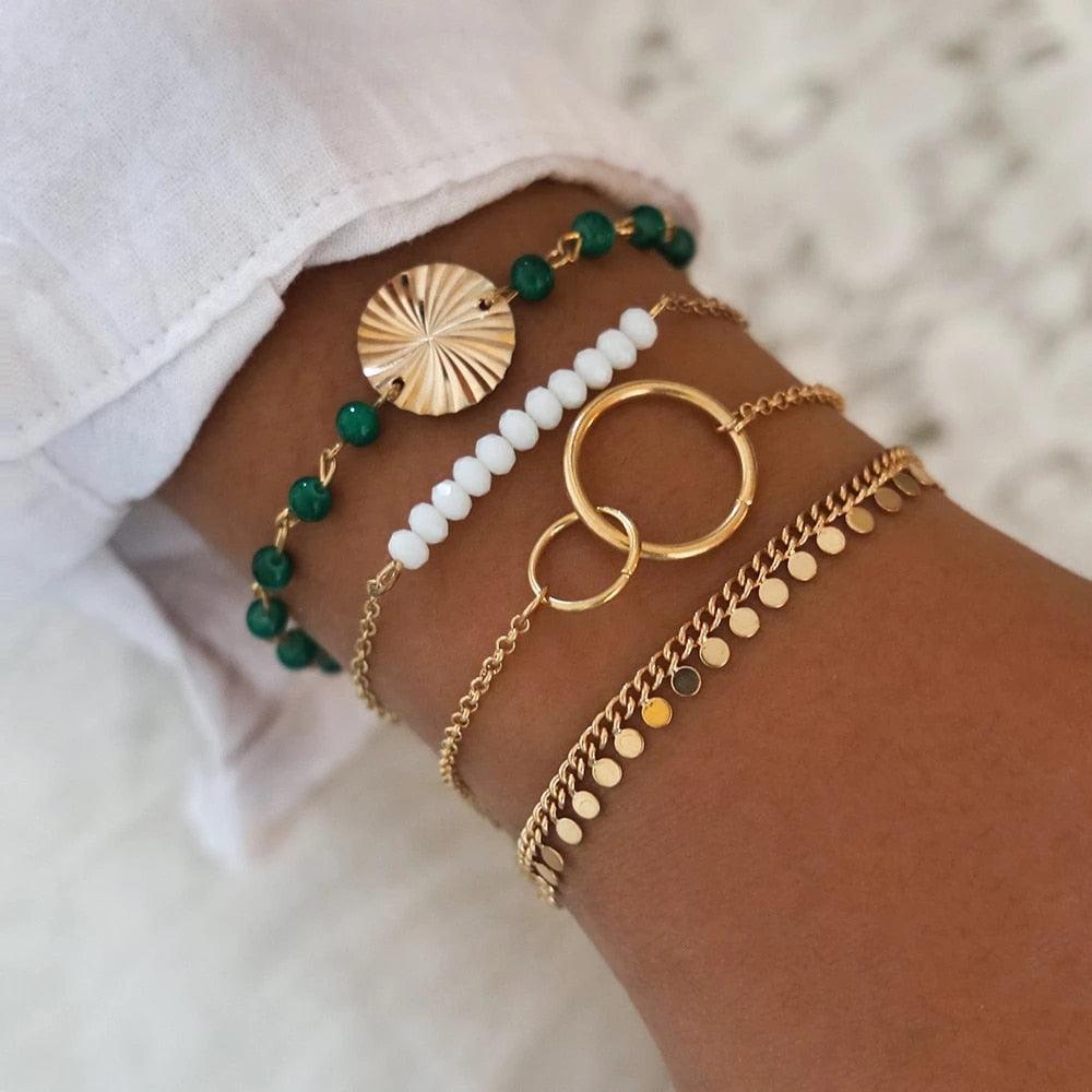 Pulseira Feminina Multicamadas Boho, Qual é a pulseira que está na moda?, Pulseiras para Mulheres Sofisticadas, Pulseira Vivara, Pulseira olho grego shopee, Pulseira multicamadas, Pulseira para mulheres, Pulseira Feminina Multicamadas Boho, Pulseira feminina multicamadas 4 peças, Pulseira feminina, Pulseira de Prata Feminina Búzios, joias Vivara, Joias