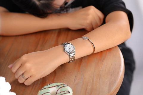 Relógios de Pulso Feminino de Quartzo Aço Inox - Luxo e Elegância Para o Seu dia a dia