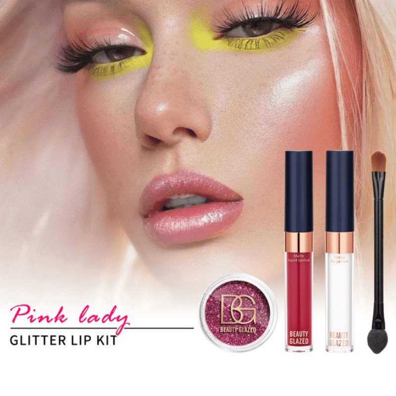 Batom Matte Glitter Lipstick 2 em 1-Bossa Bella - bossabella